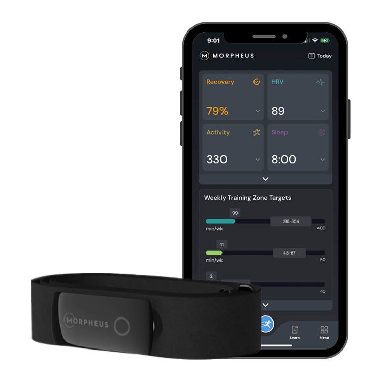 Morpheus心率变异性和疲劳监测系统 为恢复体能提供有效数据